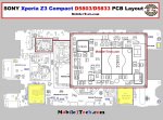 sony xperia z3 compact pcb düzeni .jpg